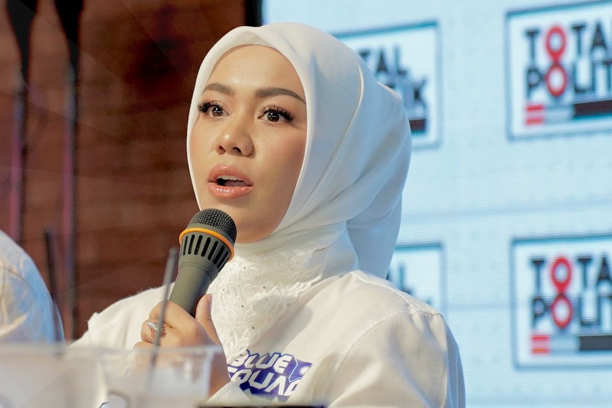 Wakil Ketua Tim Kampanye Nasional (TKN) Koalisi Indonesia Maju Prabowo-Gibran sekaligus Ketua Dewan Pimpinan Pusat (DPP) Partai Amanat Nasional (PAN) Zita Anjani.