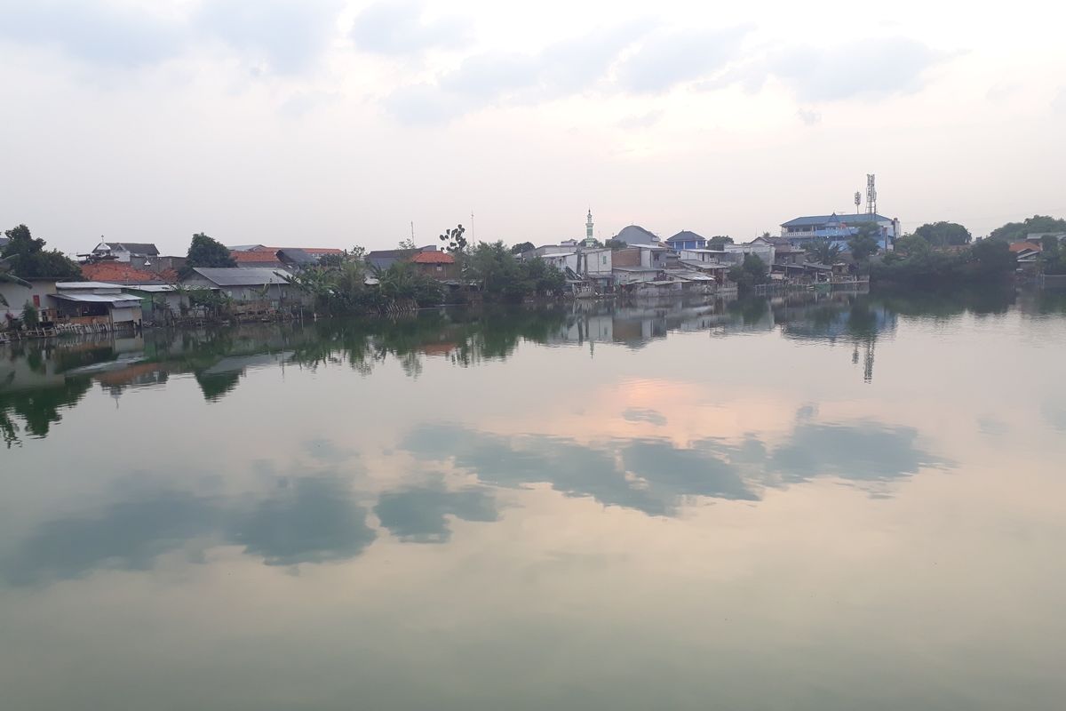 Situ Rawabadung di Jalam DR. Radjiman Widyodiningrat, Kelurahan Jatinegara, Kecamatan Cakung, Jakarta Timur, Selasa (3/12/2019).