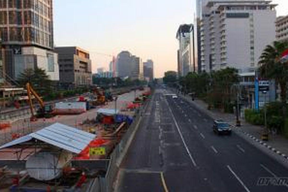 Proyek MRT berhenti saat Lebaran, Jakarta lebih hening