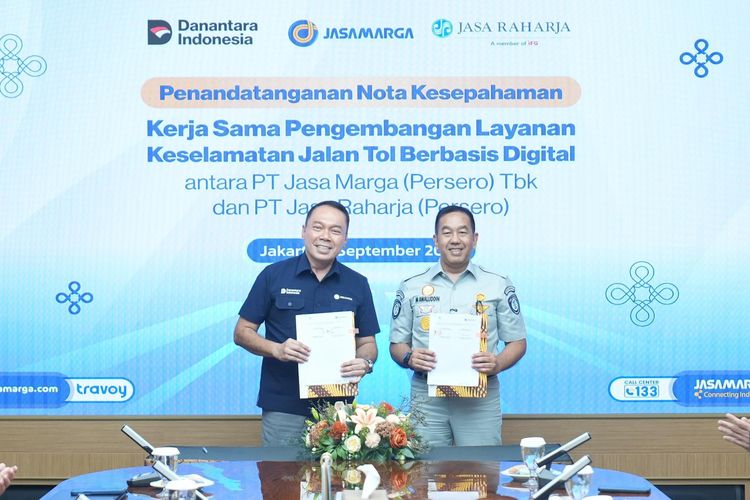 Perkuat Kolaborasi, Jasa Marga dan Jasa Raharja Kembangkan Layanan Keselamatan Jalan Tol Berbasis Digital