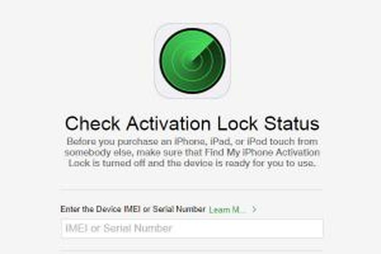 Tool baru untuk mengecek status Activation Lock di perangkat Apple