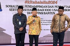 Wapres Sebut Potensi Industri Halal di Banten Belum Terkelola Baik