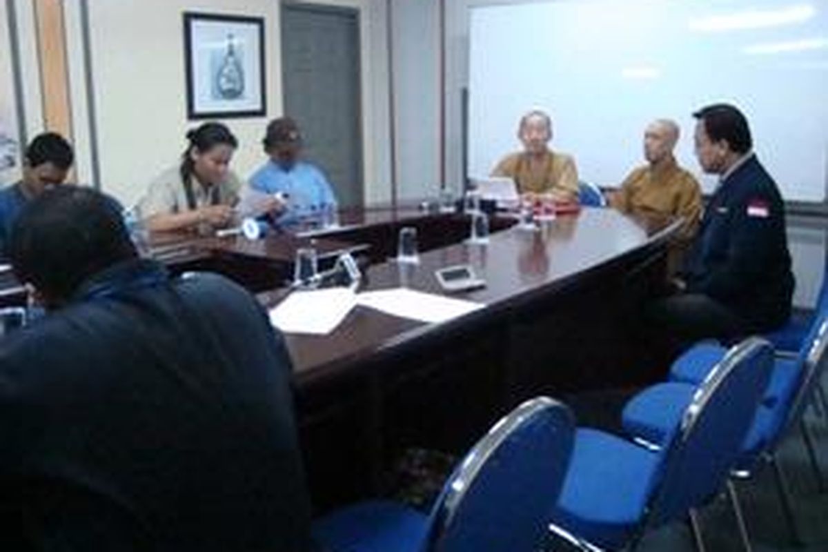 Sekretaris Jenderal (Sekjen) KASI, Bhiksu Vidya Sasana Sthavira menyampaikan imbauan agar unjuk rasa menuntut penutupan Buddha Bar dihentikan