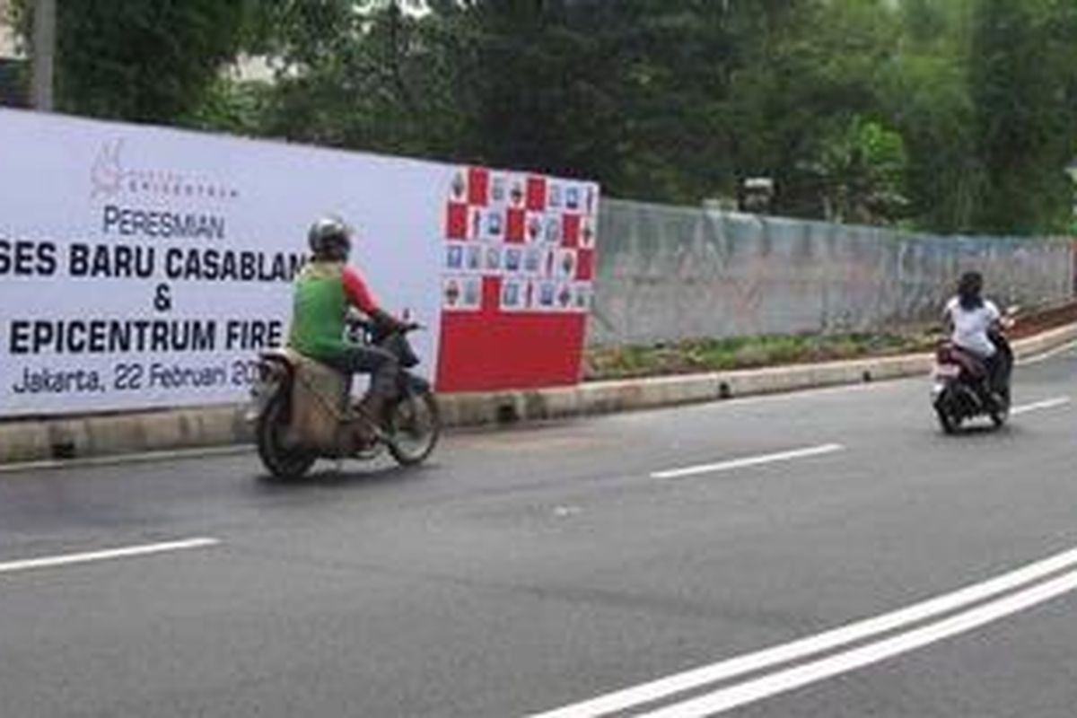 Jalan tembus Rasuna Epicentrum-Casablanca beroperasi hari Selasa (22/2/11) 