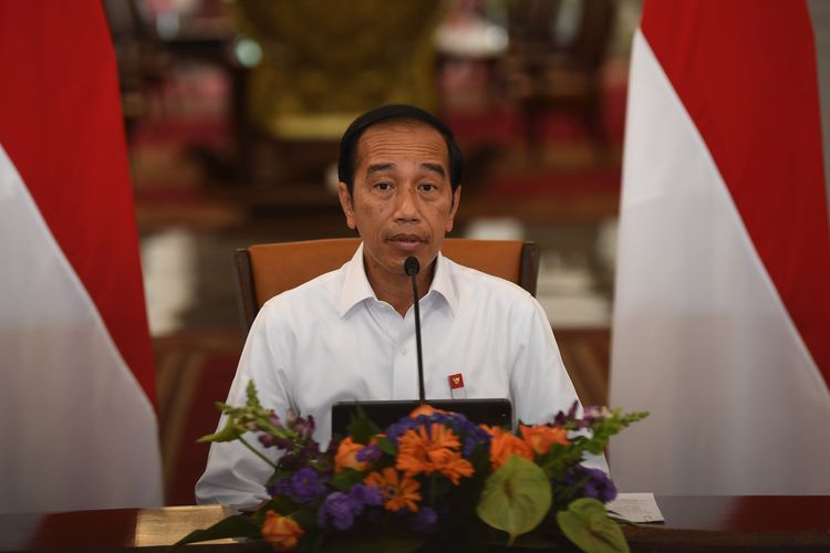 Presiden Joko Widodo (Jokowi) berikan gambaran perekonomian 2023, yang terdampak perang Rusia-Ukraina. 