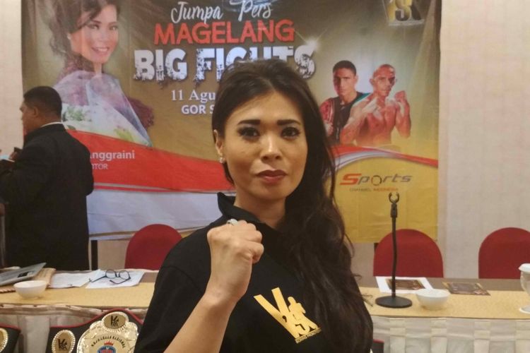 Milasari Anggraini, promotor Magelang Big Fight 2018.