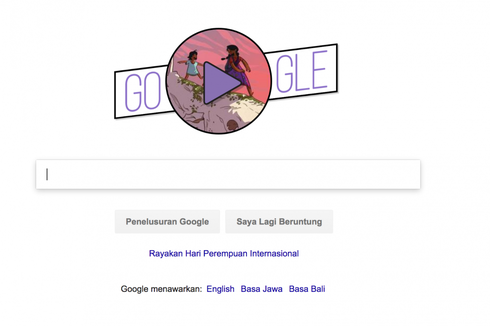 Hari Perempuan Internasional, Google Pasang 