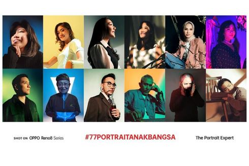 Rayakan HUT Ke-77 Republik Indonesia, Oppo Gelar Kampanye #77PortraitAnakBangsa