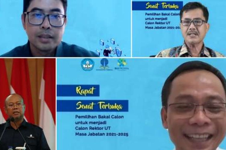 Universitas Terbuka (UT) menggelar pemilihan rektor untuk masa jabatan 2021-2025 secara luring dan daring pada Selasa, 30 Maret 2021.