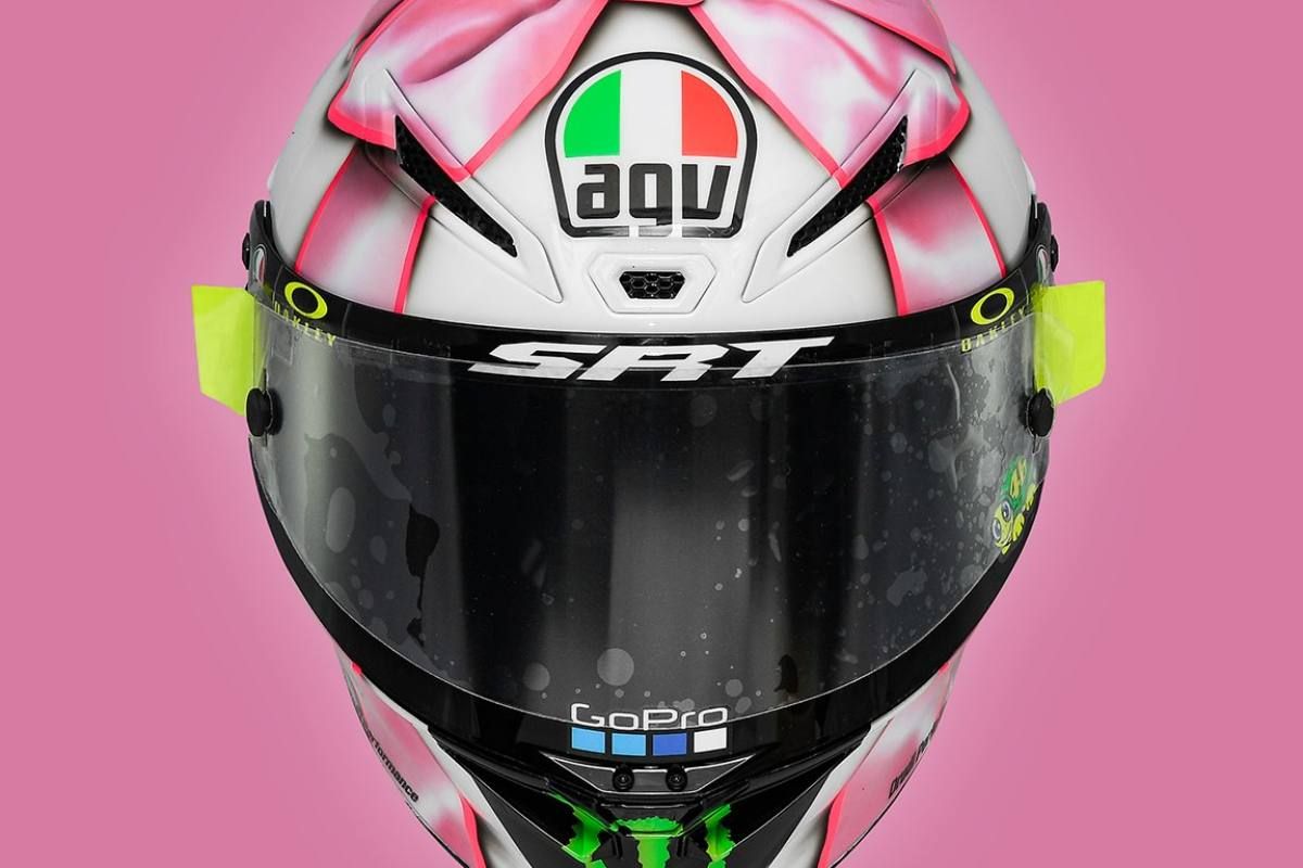 Desain spesial helm Valentino Rossi untuk MotoGP San Marino 2021