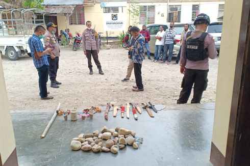 Pilkada di NTT Diwarnai Tawuran Antar Pendukung, Batu dan Pedang Diamankan Polisi 