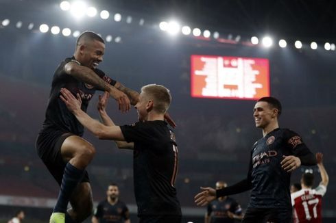Arsenal Vs Man City, The Citizens ke Semifinal Piala Liga Inggris dengan Mudah