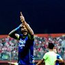 Persib Vs Borneo, David da Silva Rayakan Gol di Depan Tribune Kosong