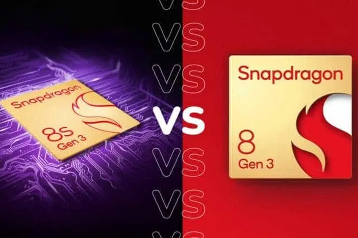 ilustrasi Snapdragon 8s Gen 3 vs. Snapdragon 8 Gen 3