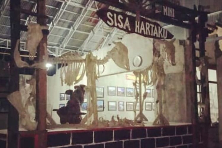 Museum Mini Sisa Hartaku di Jalan Petung Merapi, Kecamatan Cangkringan, Kabupaten Sleman, Yogyakarta.