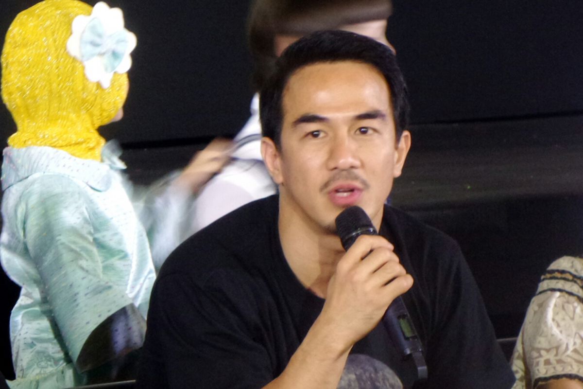 Artis peran Joe Taslim saat diabadikan di CGV Blitz Megaplex, Grand Indonesia, Tanah Abang, Jakarta Pusat, Selasa (20/6/2017). 