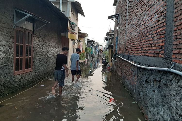 Rob di Kampung Tambaklorok Semarang, Jumat (21/5/2021)