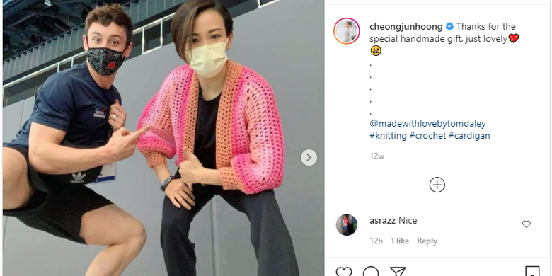Kisah Persahabatan di Olimpiade Tokyo, Atlet Inggris Rajutkan Kardigan untuk Peloncat Indah Malaysia - Vimarsana News