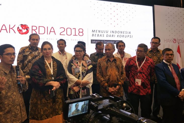 Partai politik peserta Pemilu 2019 menyepakati komitmen Sistem Integritas Partai Politik (SIPP). Penandatanganan kesepakatan itu dilakukan dalam Konferensi Nasional Pemberantasan Korupsi 2018 di Hotel Bidakara, Jakarta, Selasa (4/12/2018).