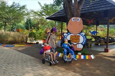 Gembiranya Anak-anak Penyintas Kanker Menjajal Wahana di Taman Mini