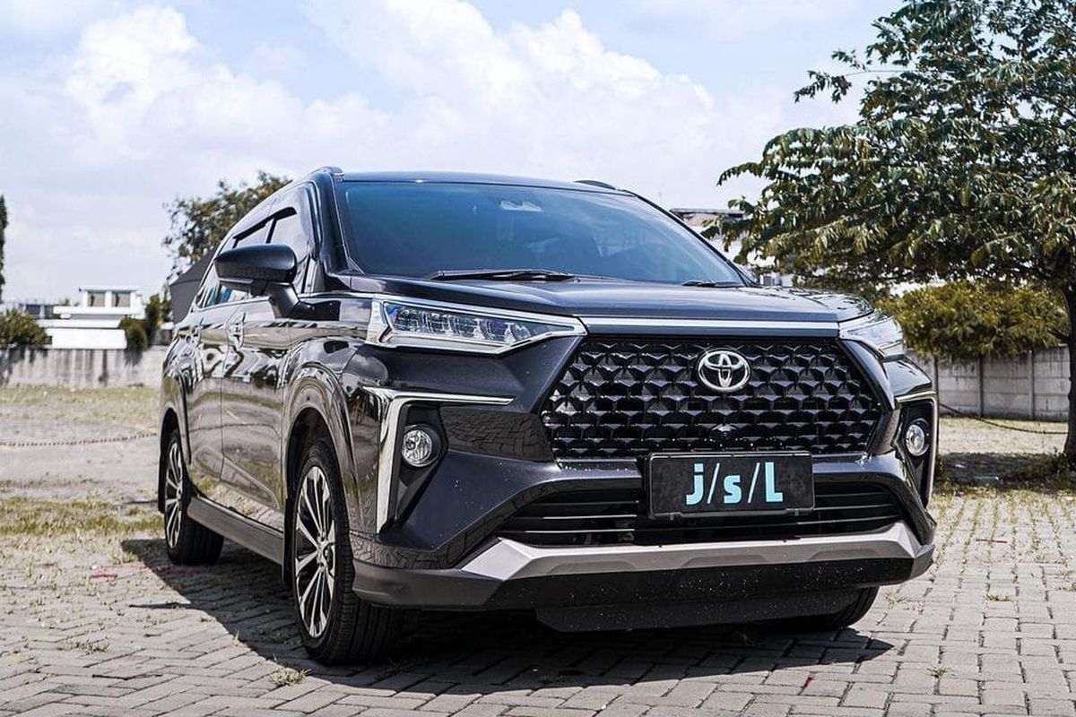 Modifikasi Toyota New Veloz menggunakan garnish aftermarket dari JSL