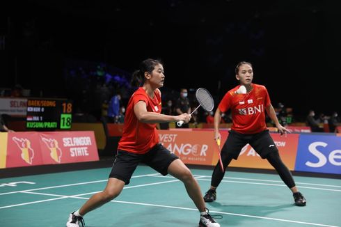 Final Kejuaraan Beregu Asia: Febriana/Amalia Tumbang, Indonesia Vs Korsel 1-1