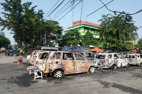 CEK FAKTA: Dampak Kerusuhan, Asrama Brimob Petamburan Dibakar?