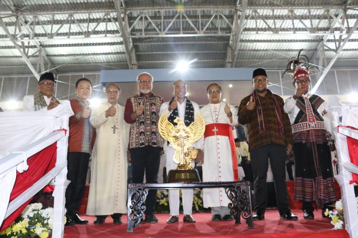 Kegiatan Pesta Paduan Suara Gerejani (Pesparani) Katolik Tingkat Nasional II Tahun 2022, digelar di Kota Kupang, Nusa Tenggara Timur (NTT) 