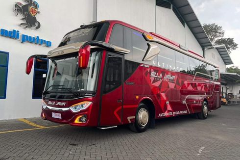 Bus Baru PO Muji Jaya Rakitan Adiputro, Pakai Bodi MHD