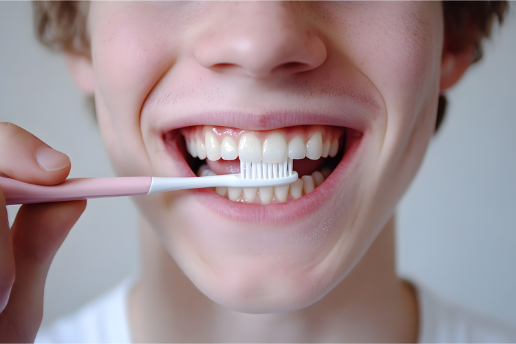 ilustrasi cara menyikat gigi yang salah bisa berdampak negatif bagi gigi.