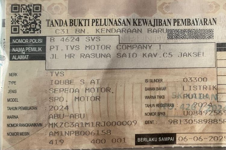 Ilustrasi STNK. Pemprov DIY gelar pemutihan pajak dnegan menghapus tunggakan denda pajak yang ditanggung pemilik kendaraan dari tahun-tahun sebelumnya mulai 1 Agustus hingga 31 Oktober 2025.