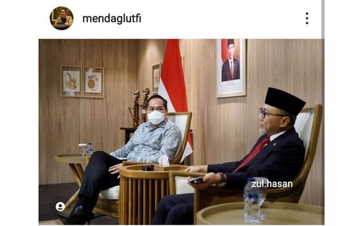 Ucapkan Selamat ke Zulkifli Hasan, Instagram M Lutfli Banjir Komentar gara-gara Masih Pakai 