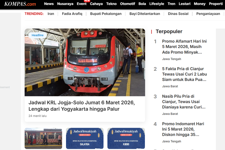 [POPULER NUSARAYA] Update Promo Alfamart | Pria di Cianjur Tewas Usai Curi Labu untuk Buka Puasa