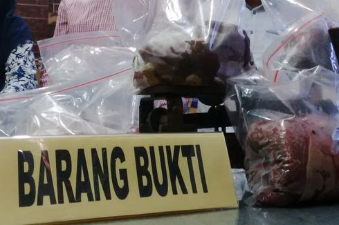 Polisi Jember Tangkap Penjual Daging Sapi yang Dicampur Daging Babi