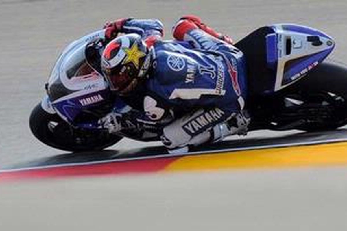 Pebalap Yamaha, Jorge Lorenzo.