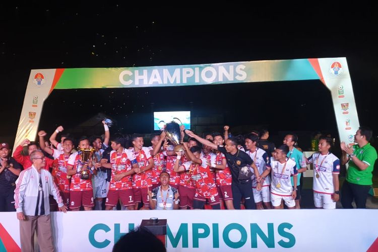 UPI Bandung memastikan diri tampil sebagai juara Piala Menpora U-21 2019.