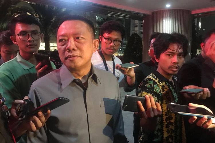 Direktur Penyidikan pada Jaksa Agung Muda Bidang Tindak Pidana Khusus Kejagung Febrie Adriansyah di Gedung Bundar, Kompleks Kejaksaan Agung, Jakarta Selatan, Rabu (22/1/2020).