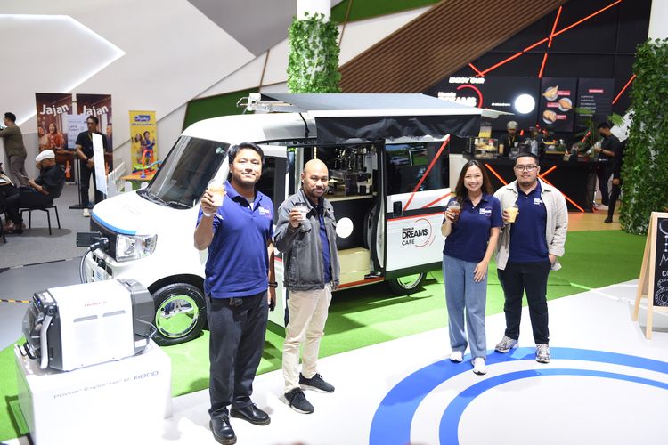 Honda memperkenalkan Honda Dreams Café Mobile di Gaikindo International Auto Show (GIIAS) 2024. 