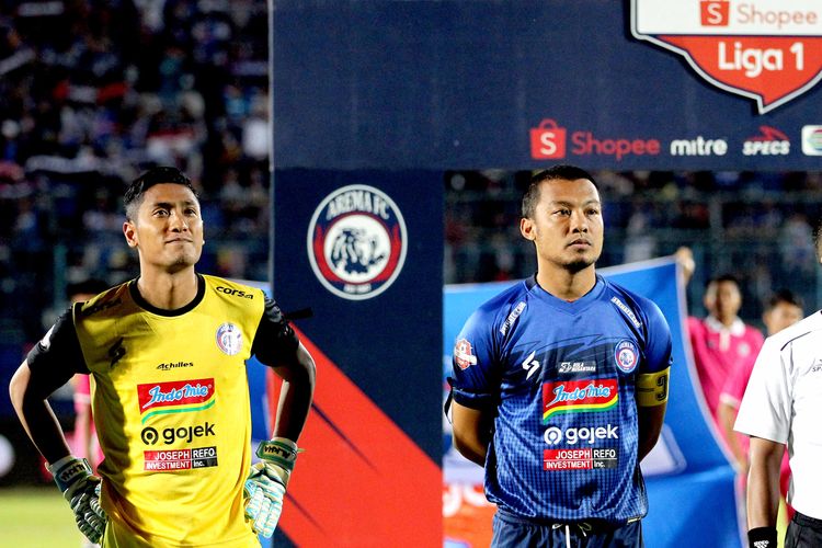 Kapten Arema FC di Liga 1 2019, Hamka Hamzah.