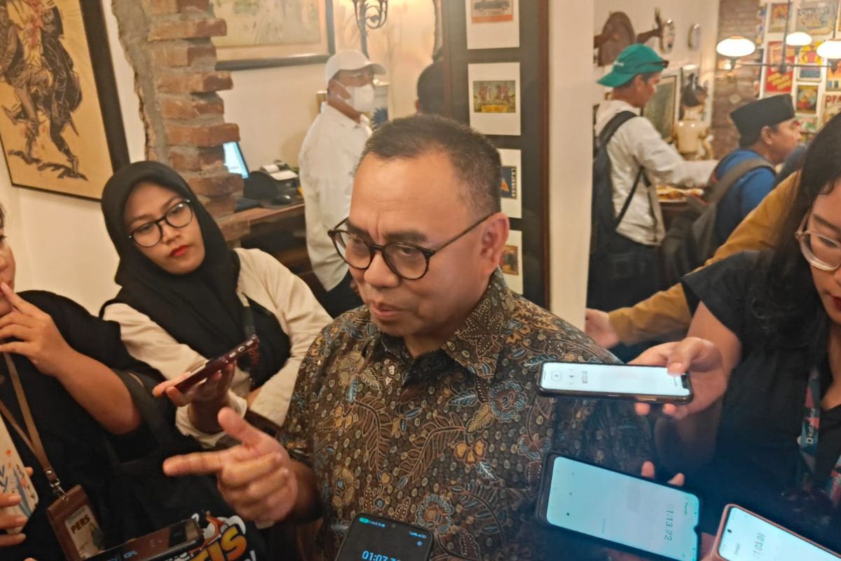 Co-captain Tim Nasional Pemenangan Anies Baswedan-Muhaimin Iskandar (Timnas Amin) Sudirman Said ditemui di kawasan Cikini, Jakarta Pusat, Selasa (2/4/2024).