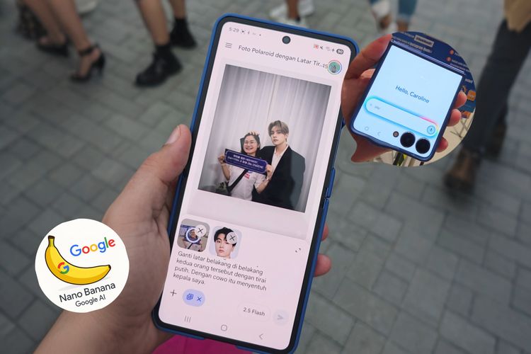 Cuma modal edit di Gemini Galaxy Z Flip 7, fans bisa foto bareng Enhypen di backstage.