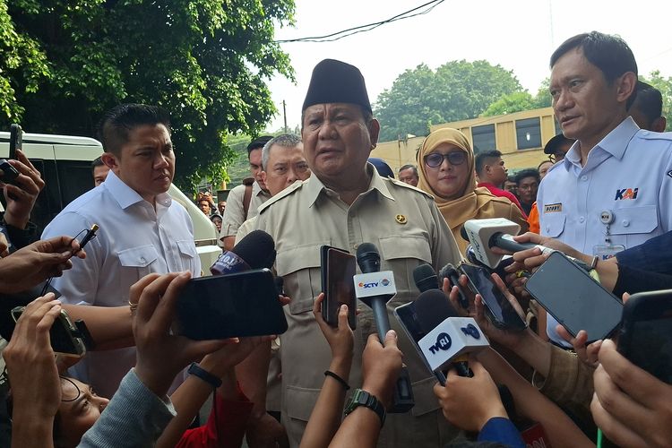 Prabowo Minta Korban Kecelakaan Kereta di Bekasi Timur Dapat Pelayanan Terbaik