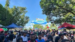 Kendala Angin Kencang Warnai Festival Balon Udara di Solo, Sejumlah Balon Sobek