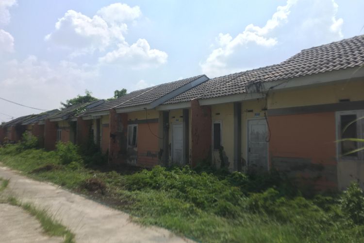 Kondisi rumah di perumahan Villa Kencana Cikarang, Rabu (19/6/2024)