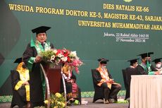 Wisuda UMJ, Rektor Ajak Wisudawan Bantu Dakwah Islam Berkemajuan dan Moderat