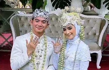 Rizki D'Academy menikah dengan pujaan hatinya, Jumat (17/7/2020).