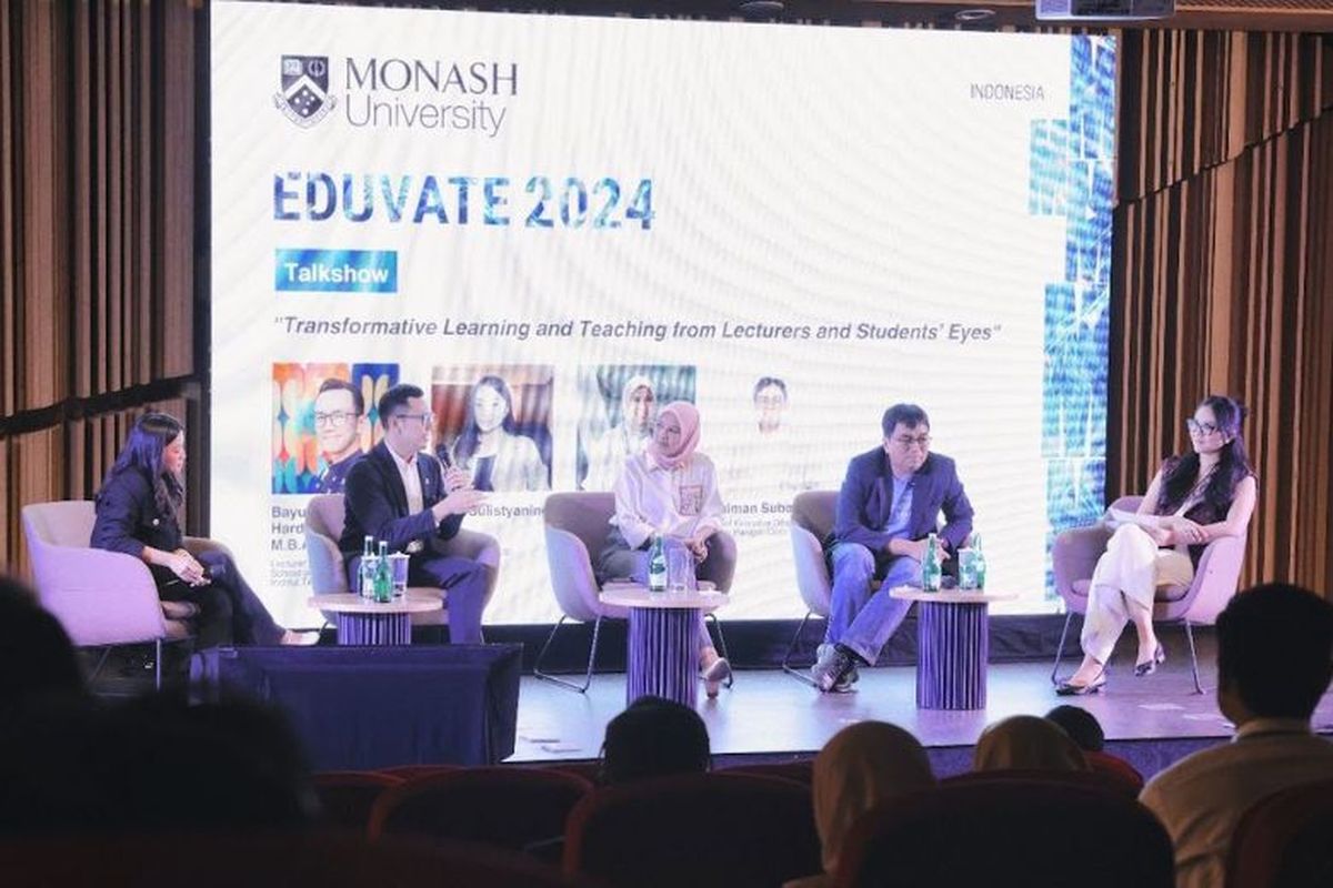 EduVate 2024 digelar di Monash University Indonesia, fokus pada berbagi pengetahuan soroti berbagai solusi inovatif di pendidikan tinggi. 