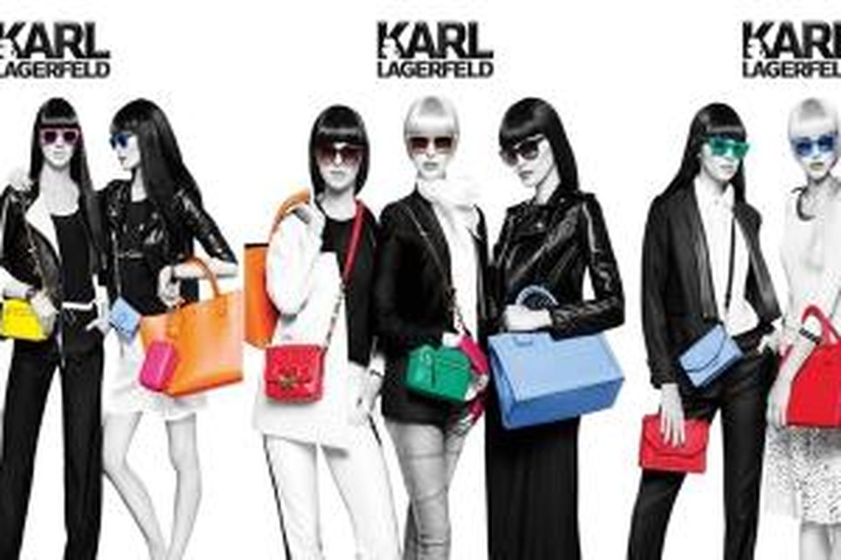 Kampanye terbaru Kendall Jenner untuk Karl Lagerfeld.