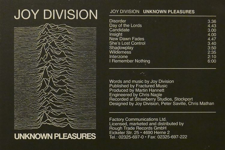 Ensiklopedia hingga Tesis, Menyelisik Gambar Asli Sampul Album Ikonik Joy Division