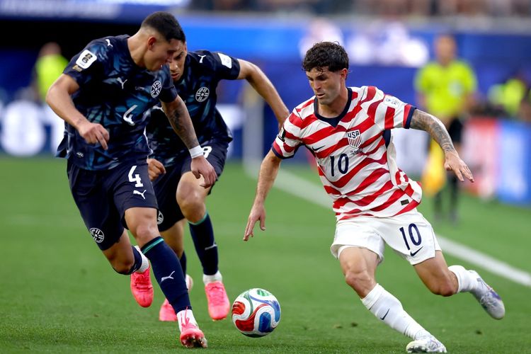 Hasil Amerika Serikat Vs Paraguay 4-1: Trivela Rekan Kevin Diks Tutup Pesta Tuan Rumah